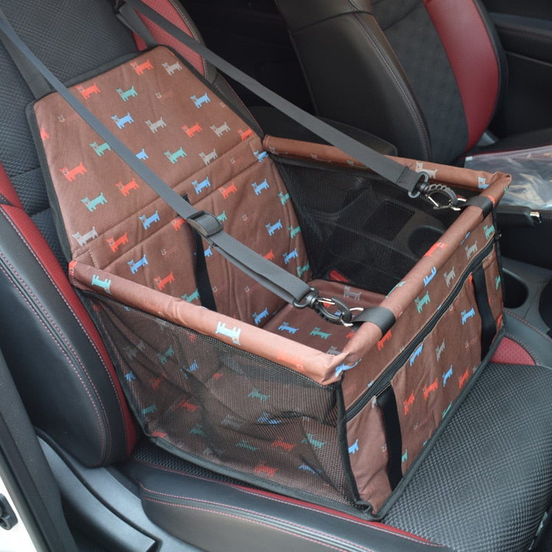Dog Car Seat Cover Backseat Hammock Pet  Luxury 4 in 1 Waterproof Nonslip 600D Heavy Scratch Proof Mesh Window For Trucks SUVs