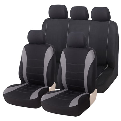 Car Seat Covers Full Set Universal Breathable Fabric For Lada Priora Renault Logan Interior Accessories for Trucks and SUV