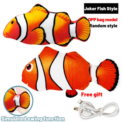 Pet Fish Toy USB Charger Fish Simulation Dancing