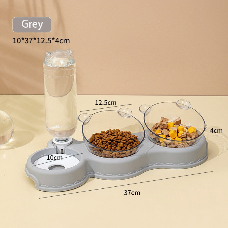 New Automatic Feeder 3-in-1 Drinking Environmental Protection Plastic and Safety Pet Supplies For Cats